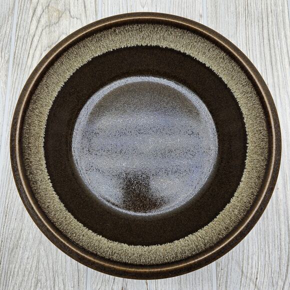 Mikasa Ultima Plus F2000 Round Vegetable Serving Bowl Dish‎ 9" Brown Tan Band - Picture 1 of 6